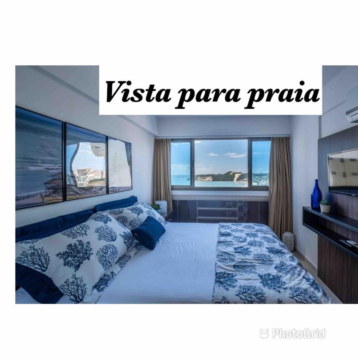 Flat Com 2 Quartos E Vista Mar Da Praia De Pontanegra-Wifi 300 Mb-Garagem-Familia-Criancas-Piscina-Pet Friendly Натал Экстерьер фото