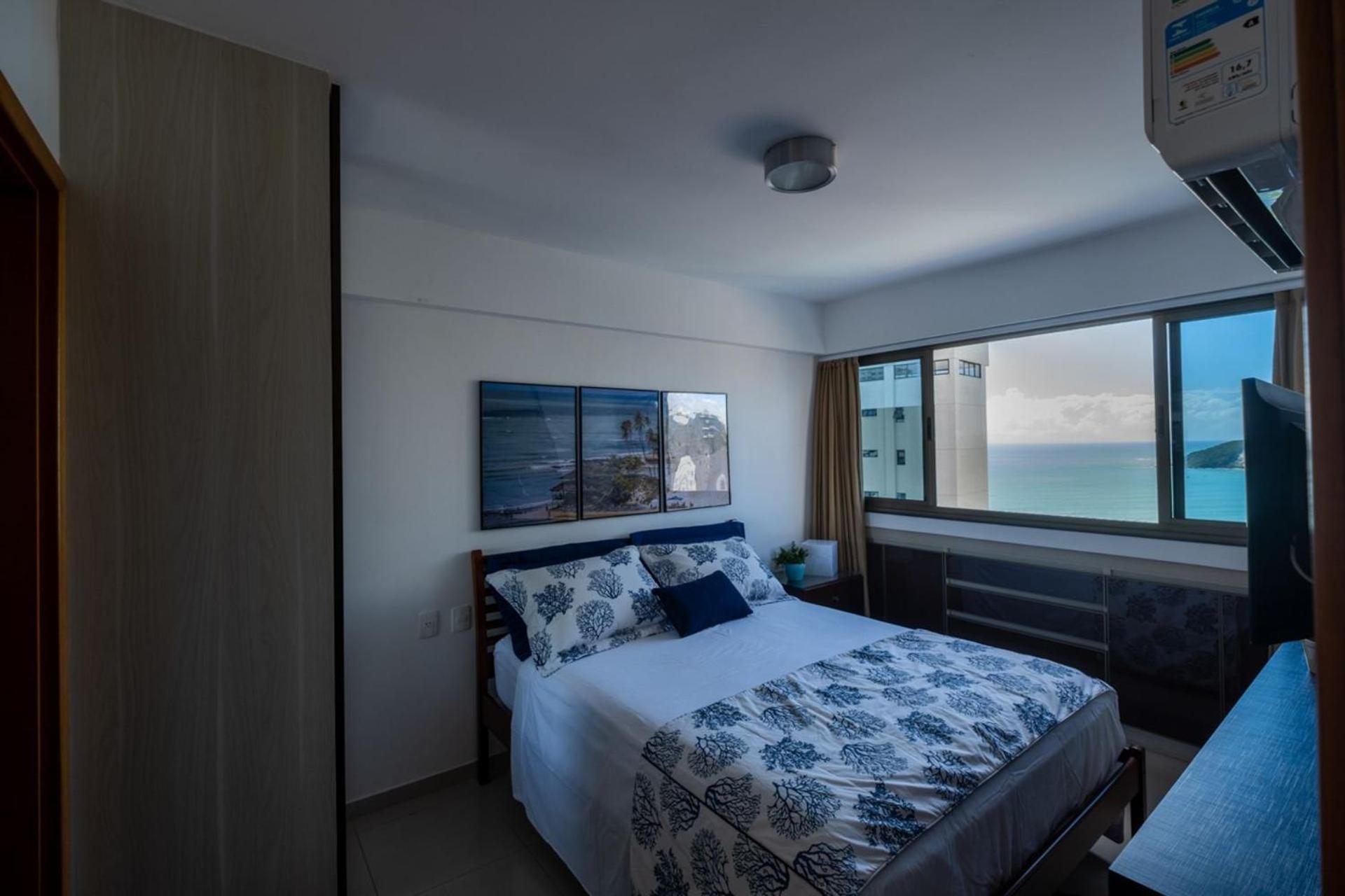 Flat Com 2 Quartos E Vista Mar Da Praia De Pontanegra-Wifi 300 Mb-Garagem-Familia-Criancas-Piscina-Pet Friendly Натал Экстерьер фото