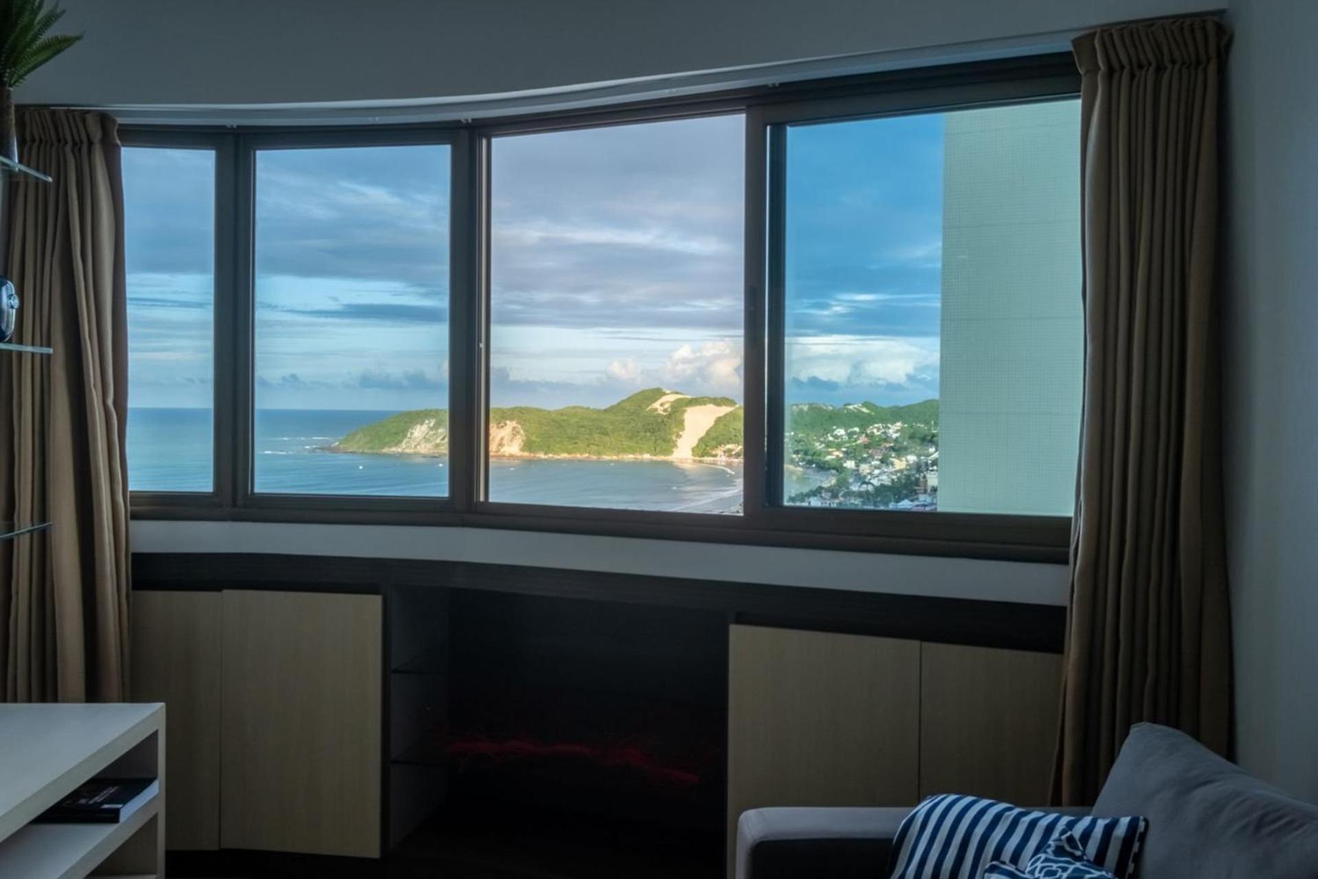 Flat Com 2 Quartos E Vista Mar Da Praia De Pontanegra-Wifi 300 Mb-Garagem-Familia-Criancas-Piscina-Pet Friendly Натал Экстерьер фото
