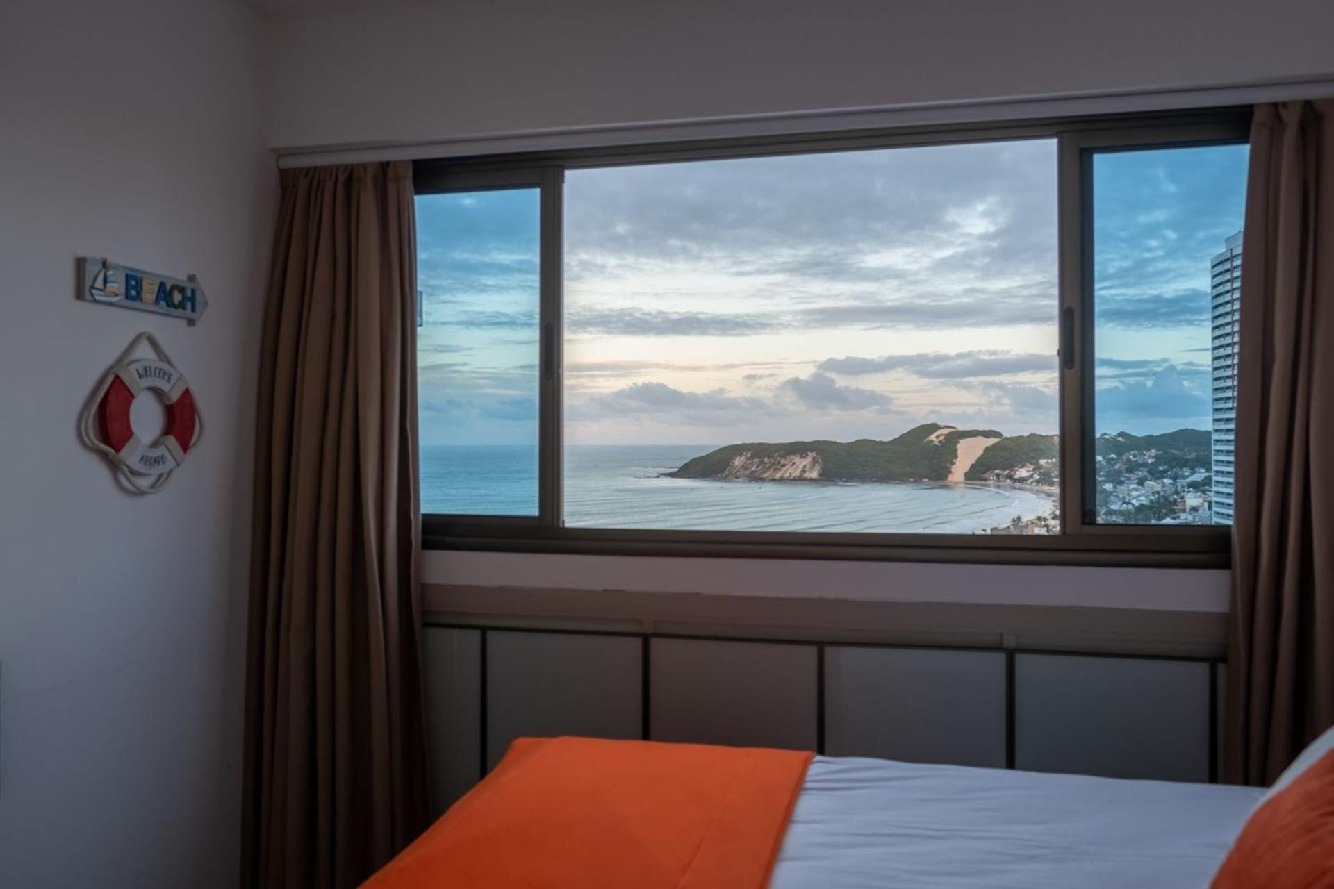 Flat Com 2 Quartos E Vista Mar Da Praia De Pontanegra-Wifi 300 Mb-Garagem-Familia-Criancas-Piscina-Pet Friendly Натал Экстерьер фото