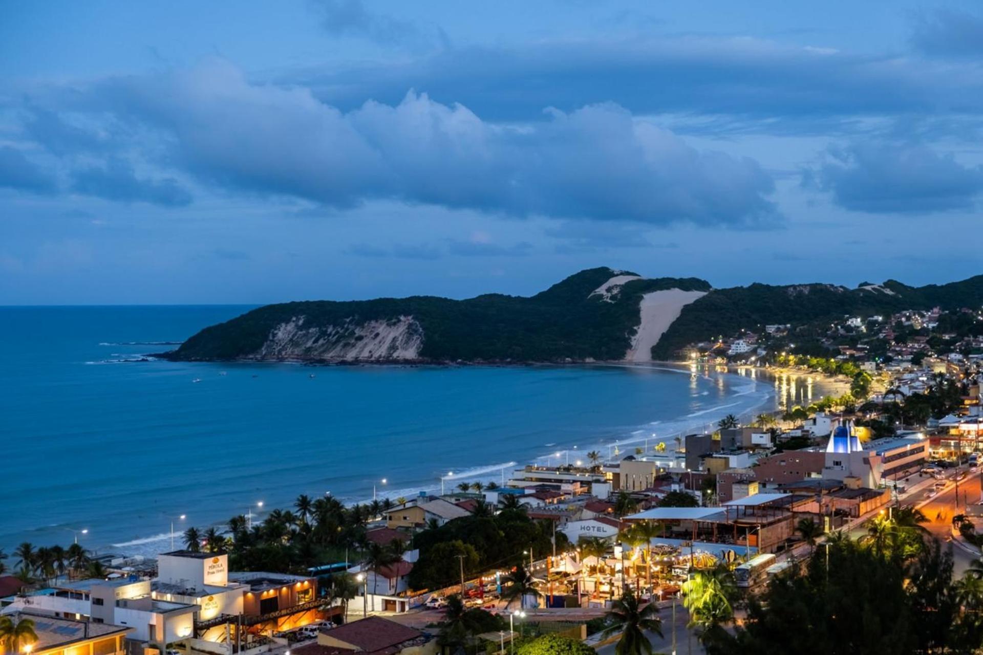 Flat Com 2 Quartos E Vista Mar Da Praia De Pontanegra-Wifi 300 Mb-Garagem-Familia-Criancas-Piscina-Pet Friendly Натал Экстерьер фото