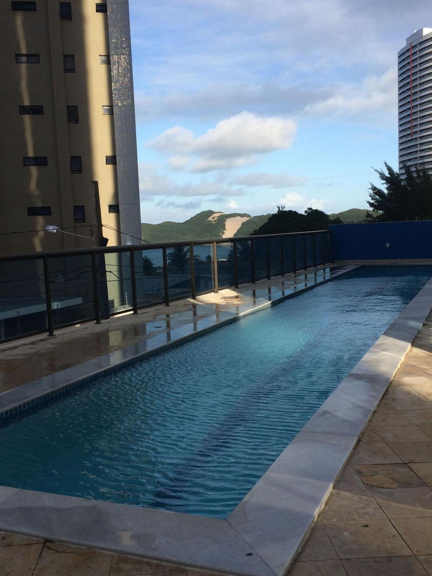 Flat Com 2 Quartos E Vista Mar Da Praia De Pontanegra-Wifi 300 Mb-Garagem-Familia-Criancas-Piscina-Pet Friendly Натал Экстерьер фото