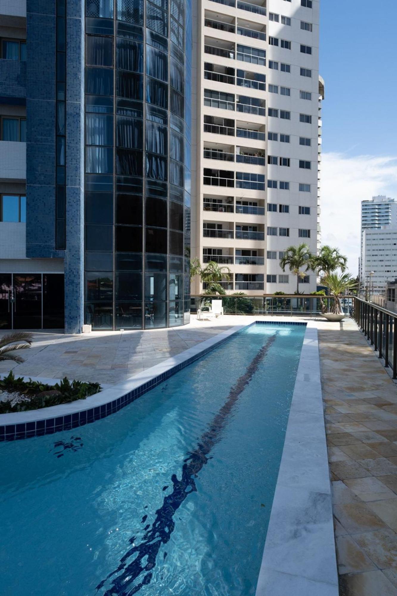 Flat Com 2 Quartos E Vista Mar Da Praia De Pontanegra-Wifi 300 Mb-Garagem-Familia-Criancas-Piscina-Pet Friendly Натал Экстерьер фото